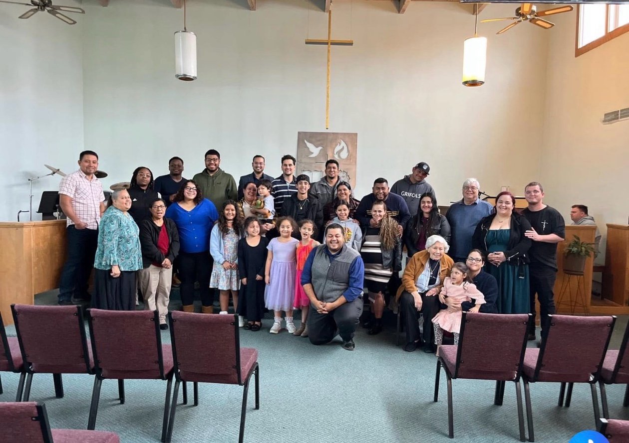 Community members gathered at the shared Brooklyn campus